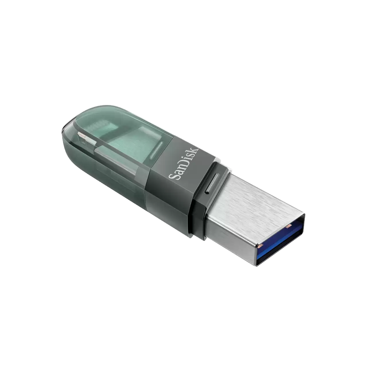 Memorie Externa USB-A 3.0 / Lightning SanDisk iXpand Flip, 128Gb SDIX90N-128G-GN6NE