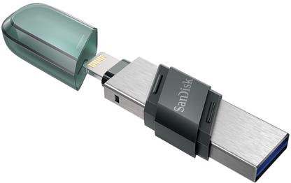 Memorie Externa USB-A 3.1 / Lightning SanDisk iXpand Flip, 256Gb SDIX90N-256G-GN6NE