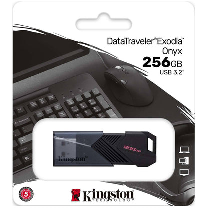 Pamięć zewnętrzna Kingston Exodia Onyx USB-A 3.0, 256 GB DTXON/256 GB 