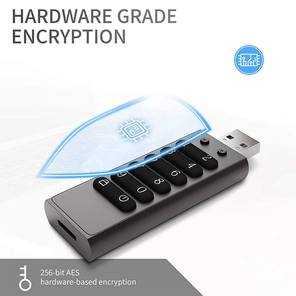 Memorie Externa USB-A 3.0 OEM XC002 KeySecure, 64Gb