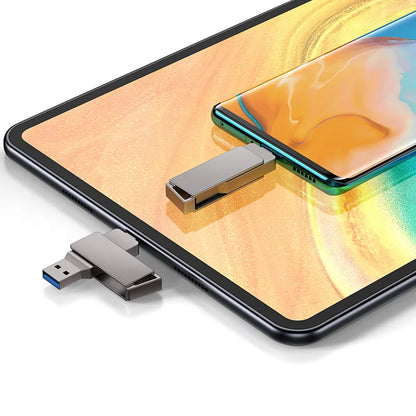 Memorie Externa USB-A 3.0 / USB-C Techsuit THSM20, 128Gb