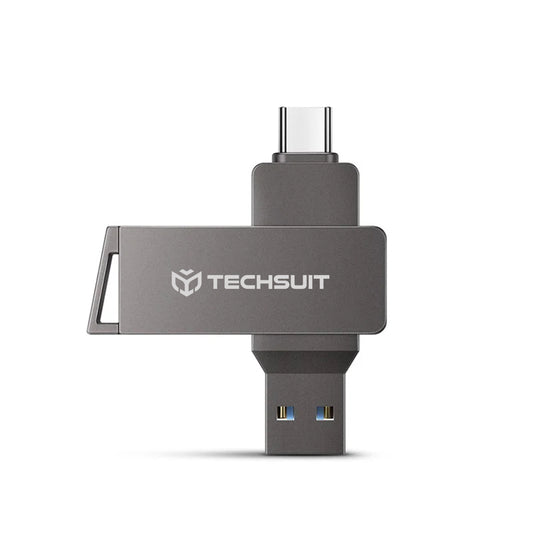 Memorie Externa USB-A 3.0 / USB-C Techsuit THSM20, 256Gb