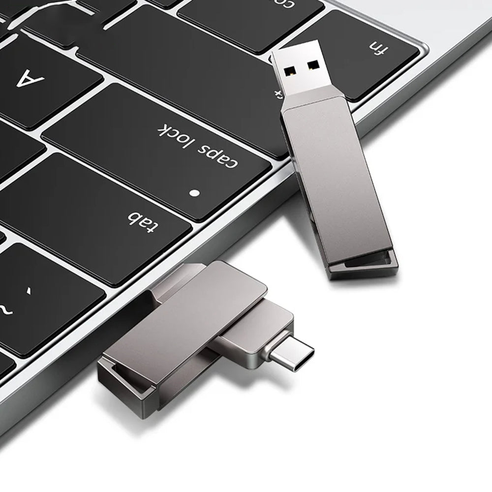 Memorie Externa USB-A 3.0 / USB-C Techsuit THSM20, 64Gb