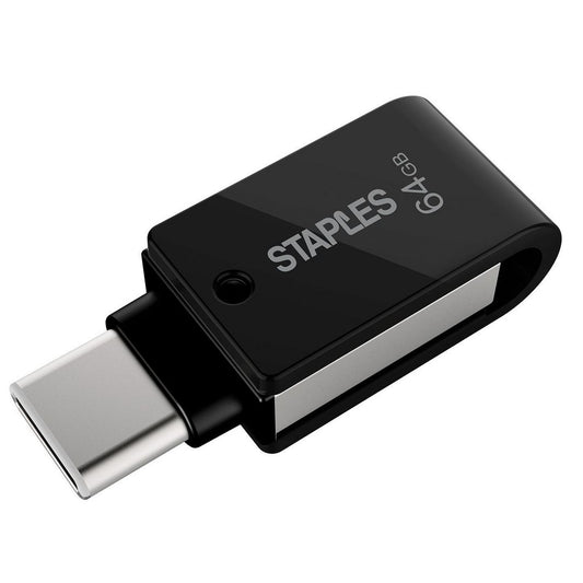 Memorie Externa USB-A 3.1 / USB-C Staples K23, 64Gb EKMMD64GK233CST
