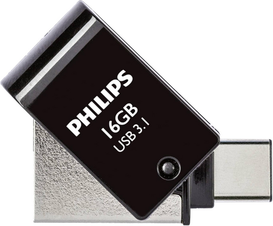 Memorie Externa USB-A 3.1 / USB-C Philips, 16Gb FM16DC152B/00