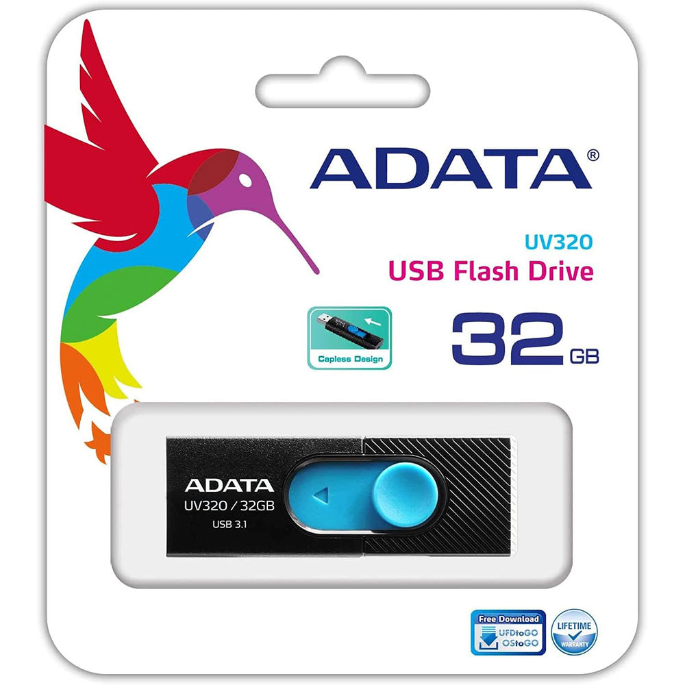 Memorie Externa USB-A 3.1 Adata UV320, 32Gb AUV320-32G-RBKBL