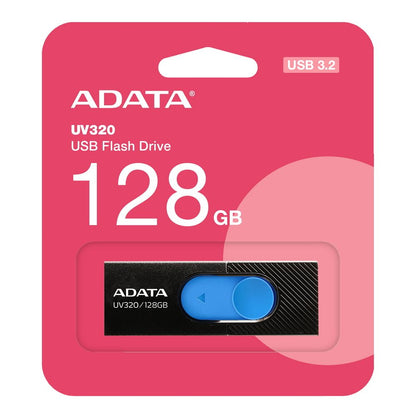 Pamięć zewnętrzna USB-A 3.2 Adata UV320, 128Gb AUV320-128G-RBKBL 