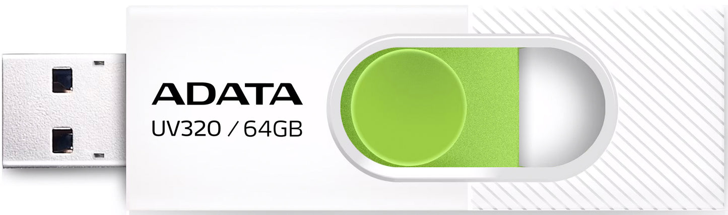 Memorie Externa USB-A 3.2 Adata UV320, 64Gb AUV320-64G-RWHGN