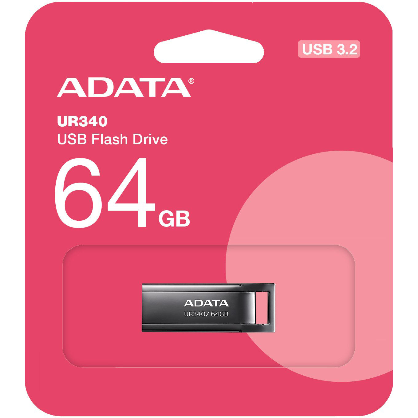 Memorie Externa USB-A 3.2 Adata UR340, 64Gb AROY-UR340-64GBK