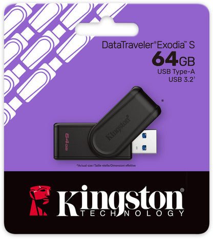 Memorie Externa USB-A 3.2 Kingston DT Exodia S, 64Gb DTXS/64GB