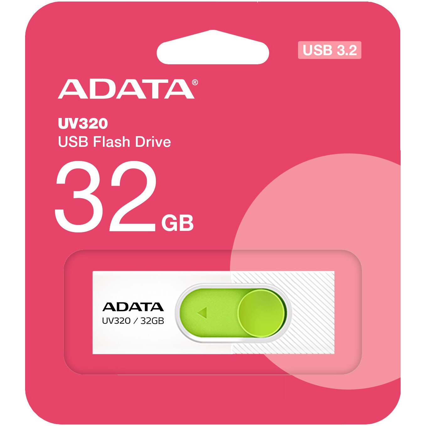 Memorie Externa USB-A 3.2 Adata UV320, 32Gb AUV320-32G-RWHGN