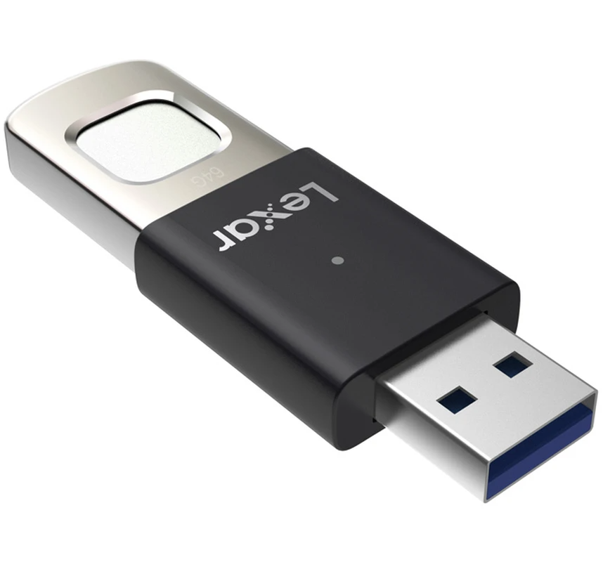 Memorie Externa USB-A 3.2 Lexar JumpDrive Fingerprint F35 Pro, 64Gb