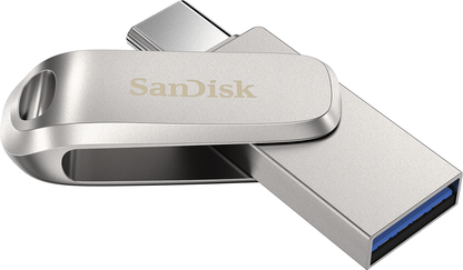 Memorie Externa USB-A 3.2 / USB-C SanDisk Ultra Luxe Dual Drive, 256Gb SDDDC4-256G-G46