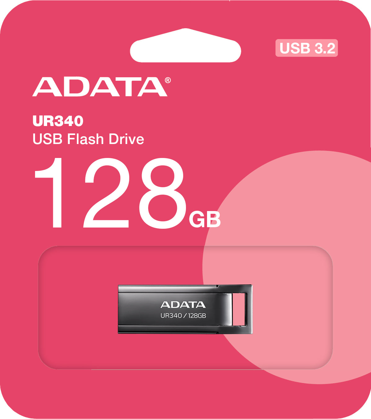 Memorie Externa USB-A 3.2 Adata UR340, 128Gb AROY-UR340-128GBK