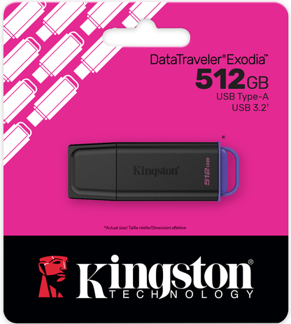 Memorie Externa USB-A 3.2 Kingston DT Exodia, 512Gb DTXG2/512GB