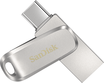 Memorie Externa USB-A 3.2 / USB-C SanDisk Ultra Luxe Dual Drive, 128Gb SDDDC4-128G-G46