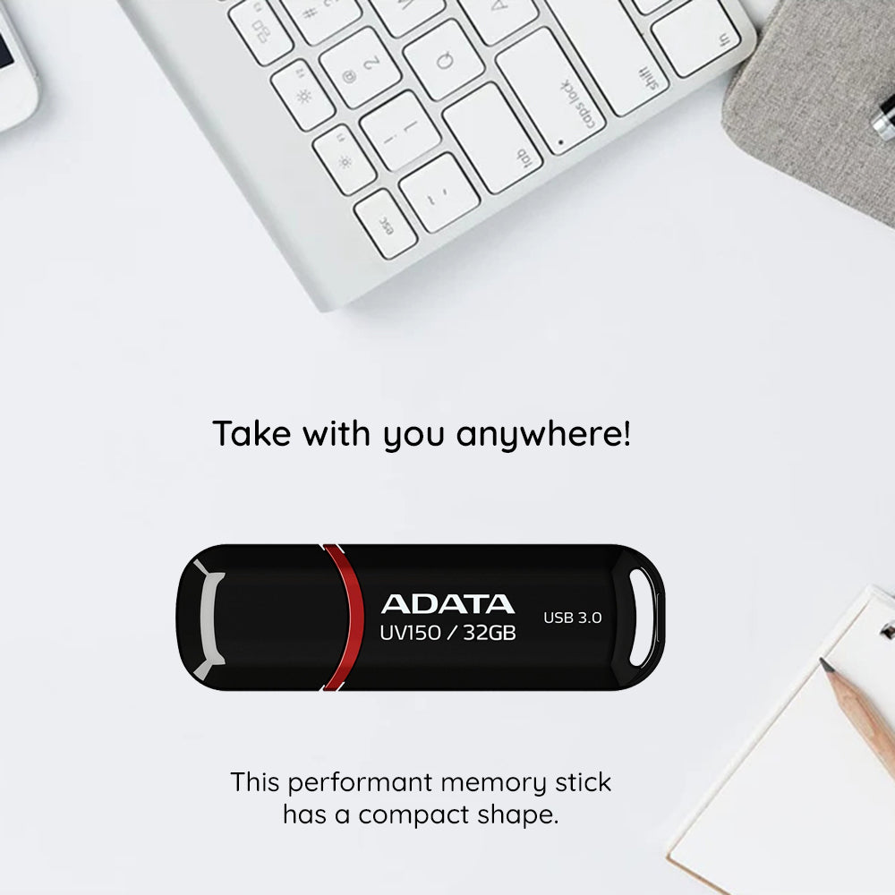 Memorie Externa USB-A 3.2 Adata UV150, 128Gb AUV150-128G-RBK