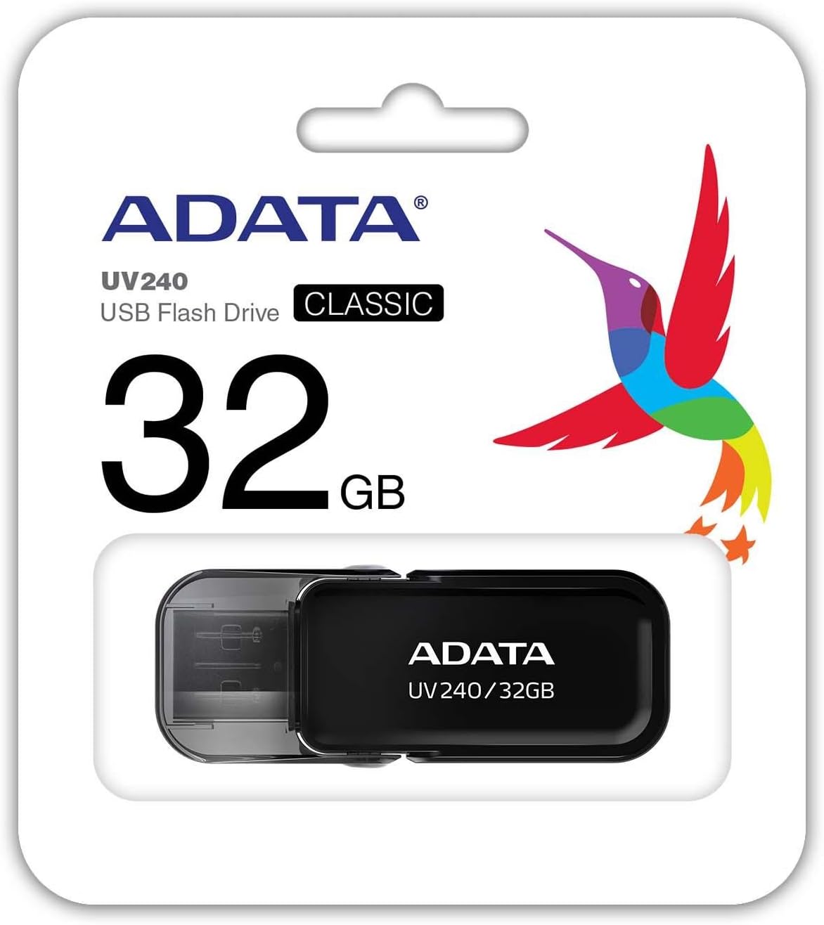 Memorie Externa USB-A Adata UV240, 32Gb AUV240-32G-RBK