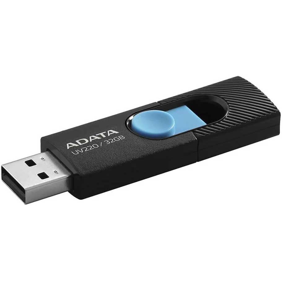 Zewnętrzna pamięć USB-A Adata UV220, 32Gb AUV220-32G-RBKBL 