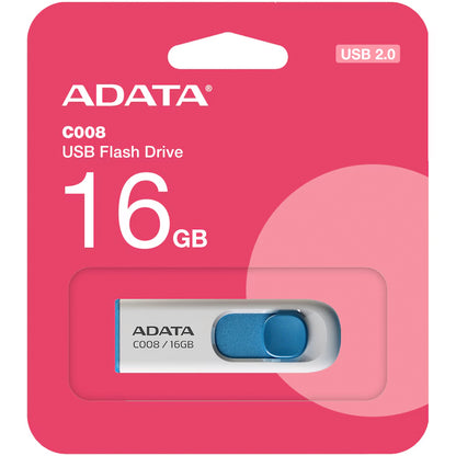 Memorie Externa USB-A Adata C008, 16Gb AC008-16G-RWE