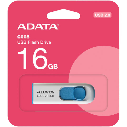 Memorie Externa USB-A Adata C008, 16Gb AC008-16G-RWE
