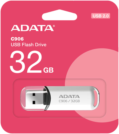 Memorie Externa USB-A Adata C906, 32Gb AC906-32G-RWH
