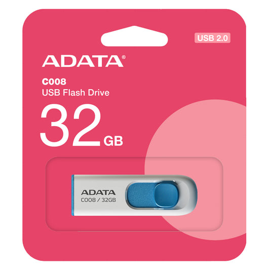 Memorie Externa USB-A Adata C008, 32Gb AC008-32G-RWE