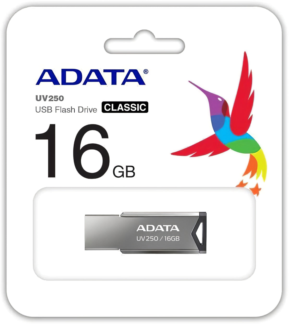 Memorie Externa USB-A Adata UV250, 16Gb AUV250-16G-RBK