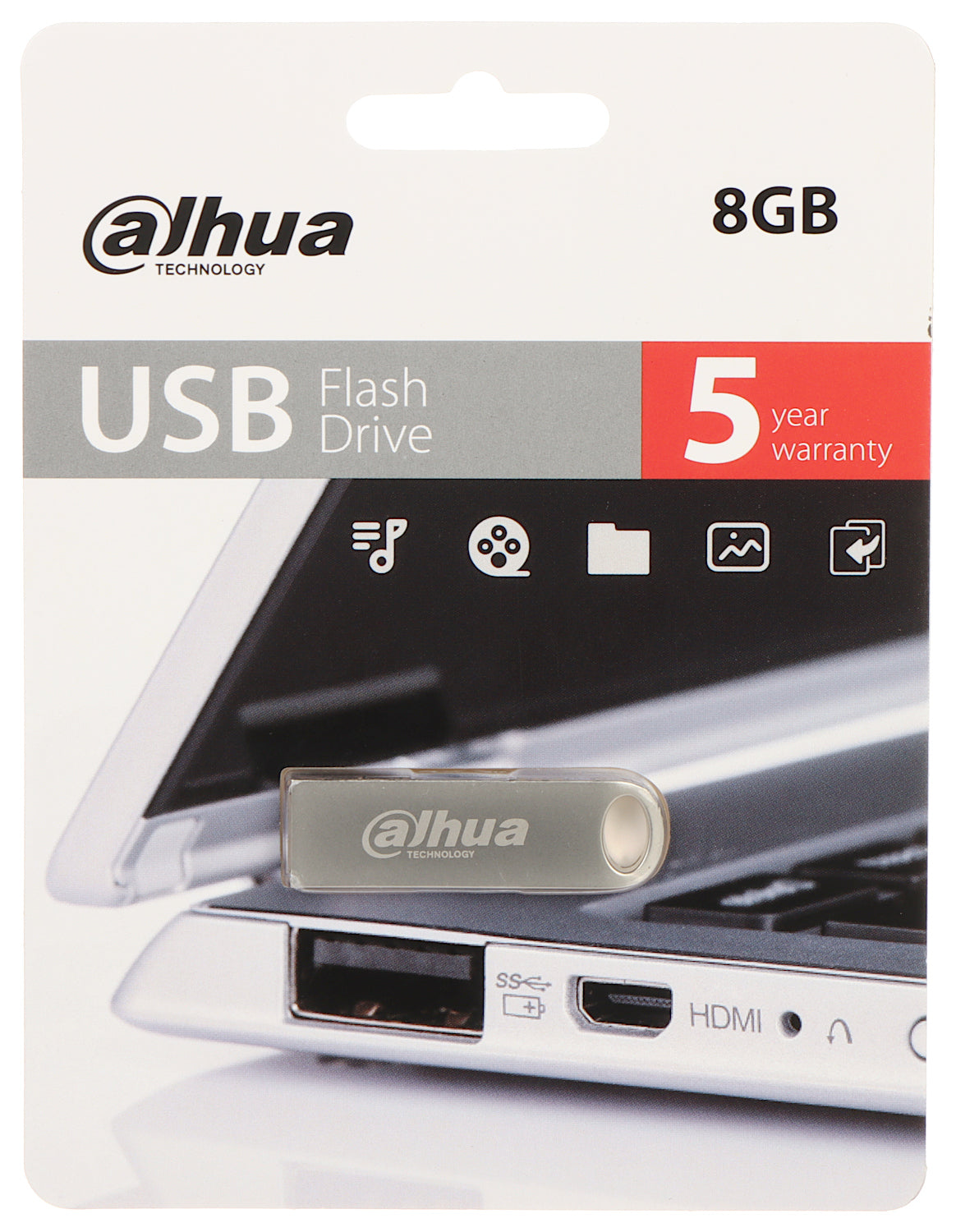 Dahua Pamięć zewnętrzna USB-A, 8Gb DHI-USB-U106-20-8GB 