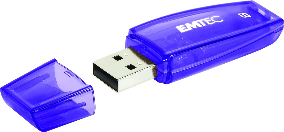 Memorie Externa USB-A Emtec C410 Color Mix, 8Gb ECMMD8GC410