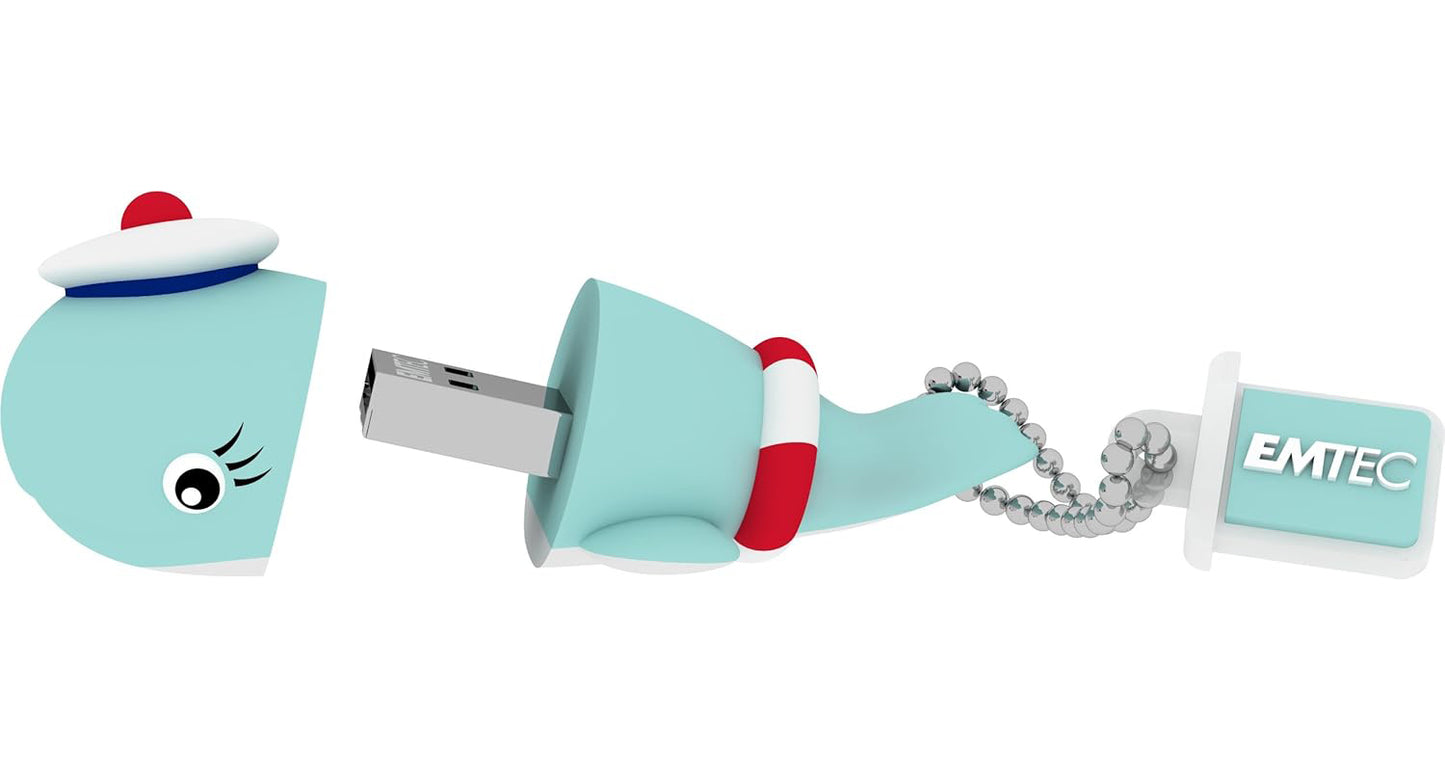 Memorie Externa USB-A Emtec M337 Whale, 16Gb ECMMD16GM337