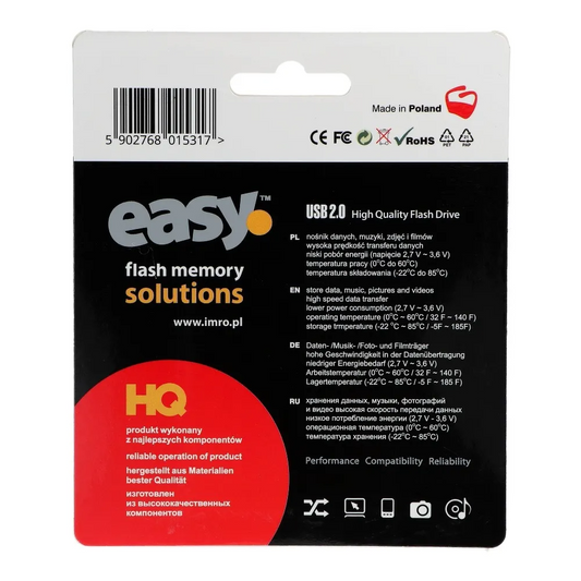 Memorie Externa USB-A Imro Easy, 128Gb
