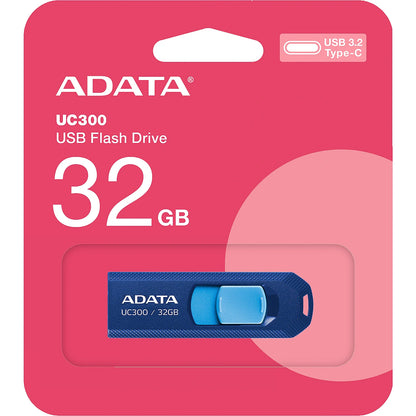 Memorie Externa USB-C Adata UC300, 32Gb ACHO-UC300-32G-RNB