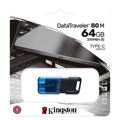 Pamięć zewnętrzna Kingston DT80M 64Gb DT80M/64GB USB-C 