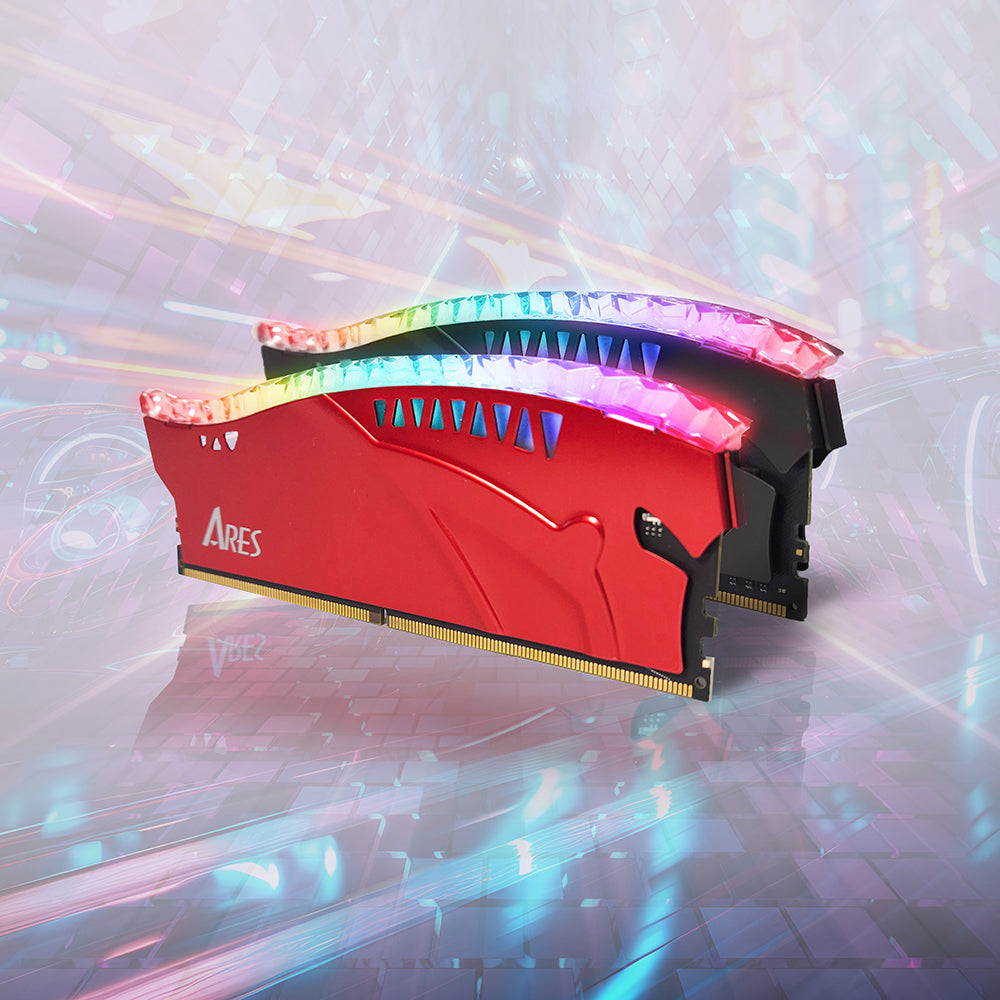 Memorie RAM Dato Ares Armor Lite, DDR5, RGB, 32GB, 6000Mhz, Neagra ARB32G5K60