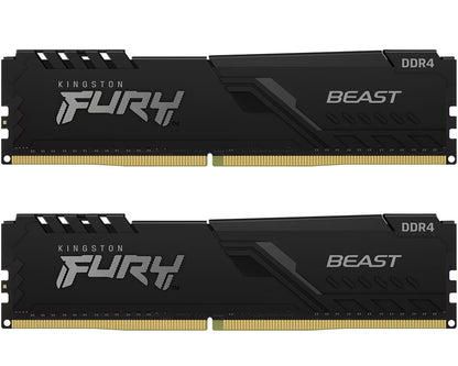 Memorie RAM Kingston Fury Beast, DDR4, 2 x 16GB, 3200MHz KF432C16BBK2/32