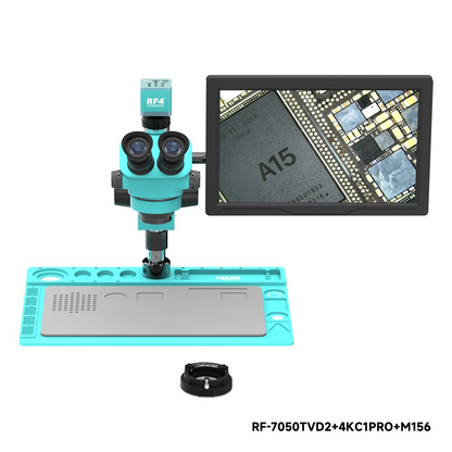 Microscop cu Monitor si Camera RF4 RF-7050TVD2 + 4KC1PRO + M156