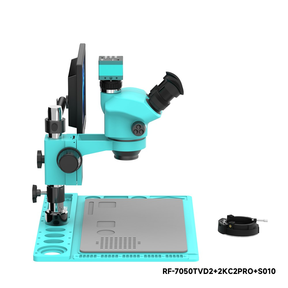 Microscop cu Monitor si Camera RF4 RF-7050TVD2 + 2KC2PRO + S010