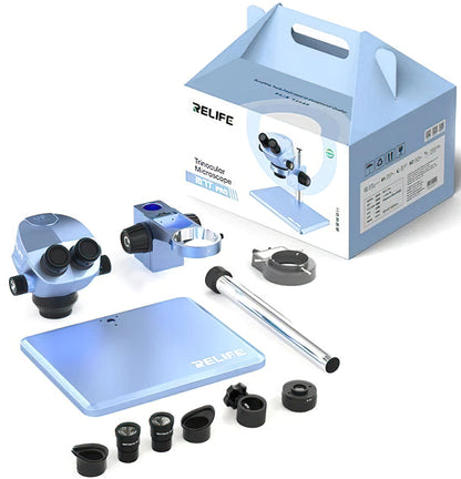 Microscop Relife RL-M7T Pro, Albastru