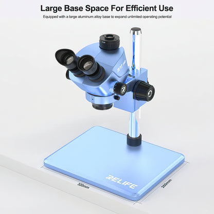 Microscop Relife RL-M7T Pro, Albastru