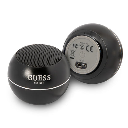 Boxa Portabila Bluetooth Guess, 3W, Neagra