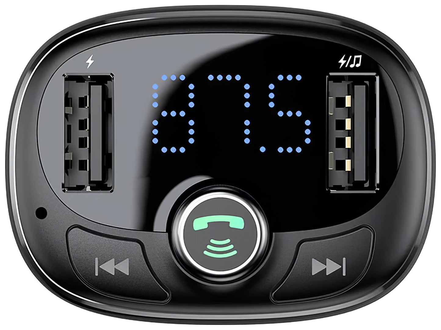 Modulator FM Bluetooth Baseus S-09, 2 x USB-A - 1 x microSD