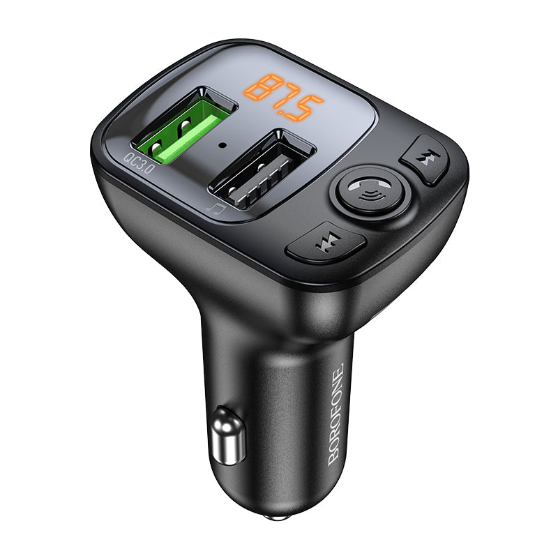 Modulator FM Bluetooth Borofone BC41 Eminency, 2 x USB-A - 1 x microSD