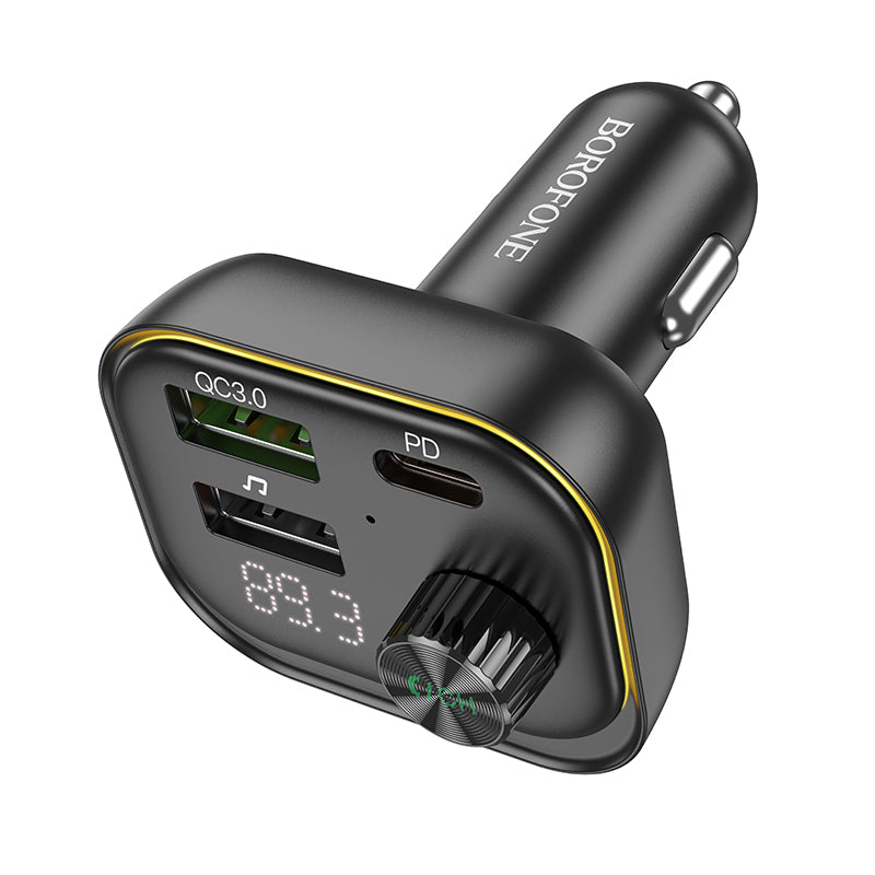 Modulator Bluetooth FM Borofone BC54, 2 x USB-A - 1 x USB-C 