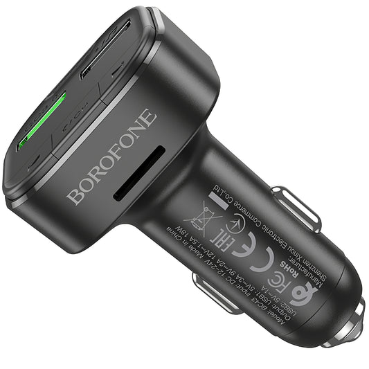 Modulator FM Bluetooth Borofone BC43 Flash, 2 x USB-A - 1 x microSD