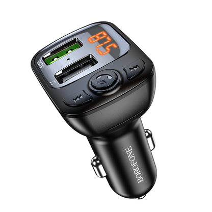 Modulator FM Bluetooth Borofone BC41 Eminency, 2 x USB-A - 1 x microSD