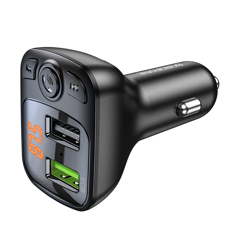 Modulator FM Bluetooth Borofone BC41 Eminency, 2 x USB-A - 1 x microSD