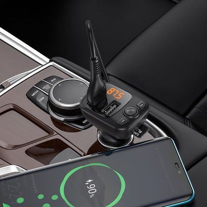 Modulator FM Bluetooth Borofone BC41 Eminency, 2 x USB-A - 1 x microSD