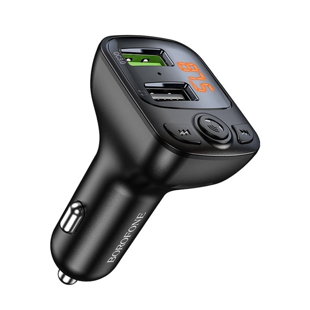 Modulator FM Bluetooth Borofone BC41 Eminency, 2 x USB-A - 1 x microSD