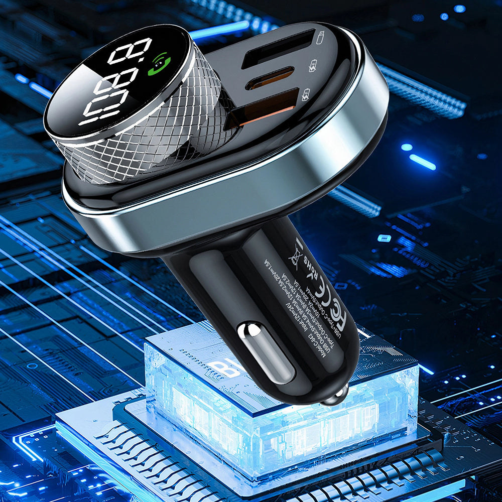 Modulator FM Bluetooth Proove, 2 x USB-A - 1 x USB-C - 1 x microSD FMSL30110001